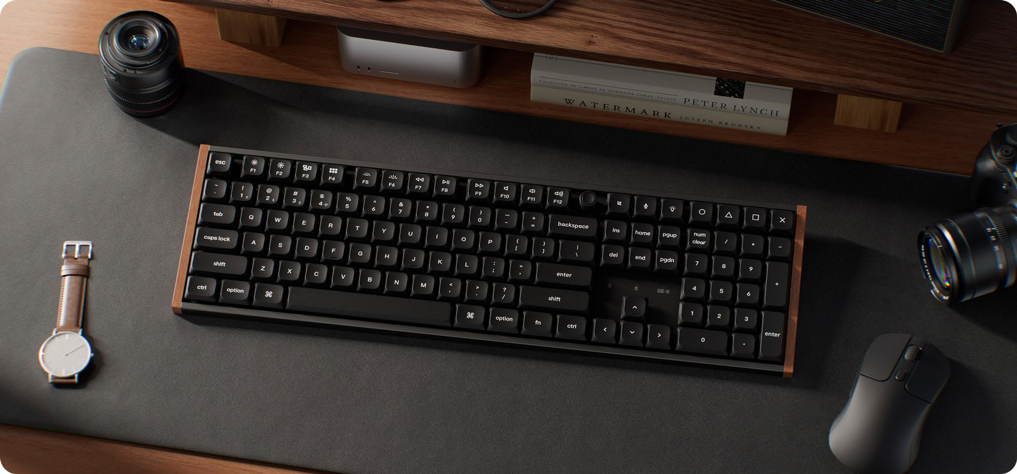 Keychron Unveils K5 Ultra 8K Low-Profile Mechanical Keyboard Featuring Wood Accents